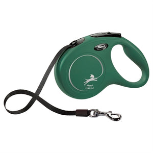 Flexi Retractable Line Classic Tape Olivgrün