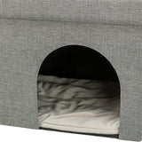 Trixie Katzenkorb Katzenhaus Kimy Soft 2 Etagen hellgrau