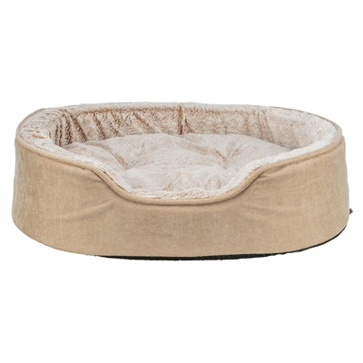 Trixie Vital Hondsbett Lino Soft Oval Beige Crème
