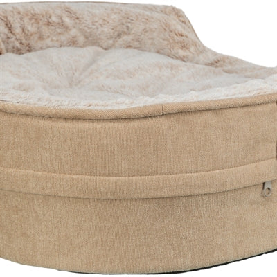 Trixie Vital Hondsbett Lino Soft Oval Beige Crème