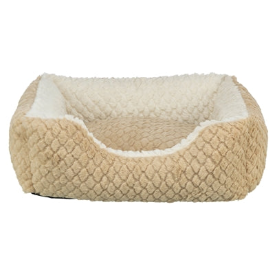 Trixie hondenmand kaline mio hoekig lichtbruin creme