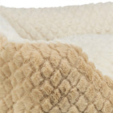 Trixie hondenmand kaline mio hoekig lichtbruin creme