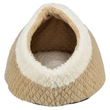 Trixie kattenmand iglo kaline mio lichtbruin creme