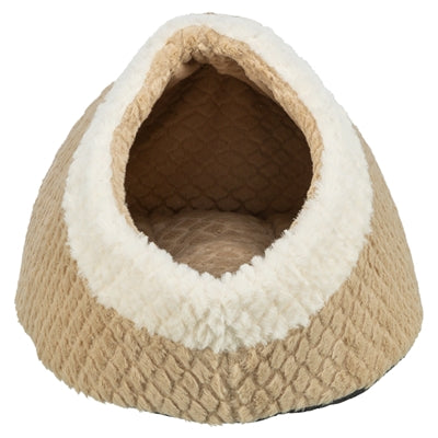 Trixie kattenmand iglo kaline mio lichtbruin creme