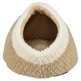 Trixie kattenmand iglo kaline mio lichtbruin creme