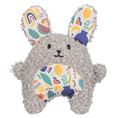 Trixie konijn pluche met kattenkruid catnip grijs