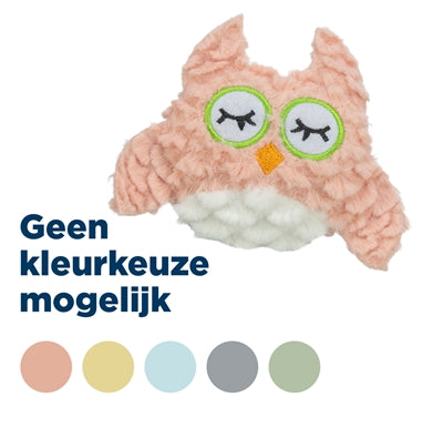 Trixie uil pluche met kattenkruid catnip assorti