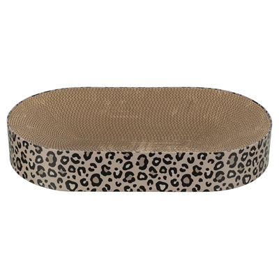 Trixie krabmat mand leo karton met kattenkruid catnip bruin