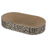 Trixie krabmat mand leo karton met kattenkruid catnip bruin