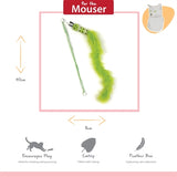 Happy pet tabby patch kattenhengel rups groen