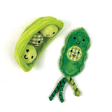 Happy pet tabby patch peas with catnip