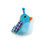 Happy pet tabby patch vogel multipack blauw