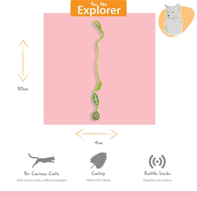 Happy pet tabby patch erwten bungee