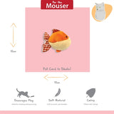 Glad pet tabby patch skakar guldfisk