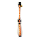 Happy pet tabby patch collier chat diamant orange