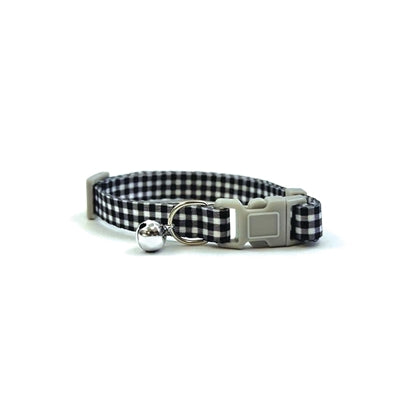 Happy pet tabby patch halsband kat ruit zwart