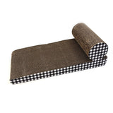 Happy pet tabby patch scratching mat chaise lounge cardboard