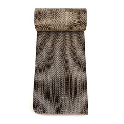 Happy pet tabby patch scratching mat chaise lounge cardboard