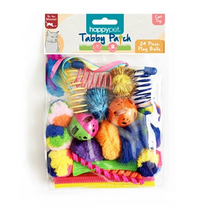 Happy pet tabby patch bollar multipack