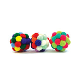 Happy Pet Tabby Patch Pom Pom Ball sortiert