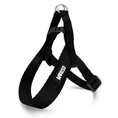 Morso mini dog harness adjustable recycled black