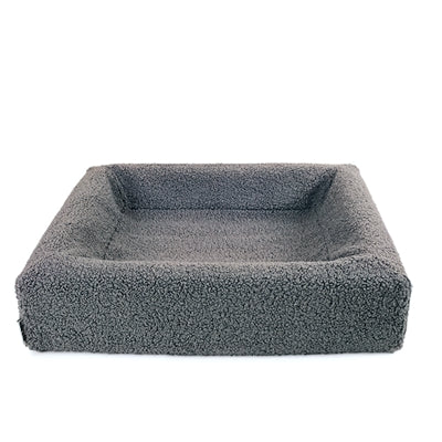 Bia bed premium cover teddy grey