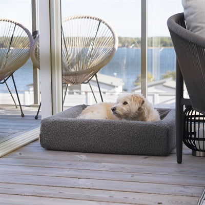Bia bed premium cover teddy grey