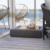 Bia bed premium cover teddy grey