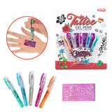 Penne gel tatuaggi toi-toys, 5st.