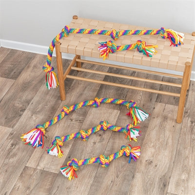 Trixie rope toy rainbow