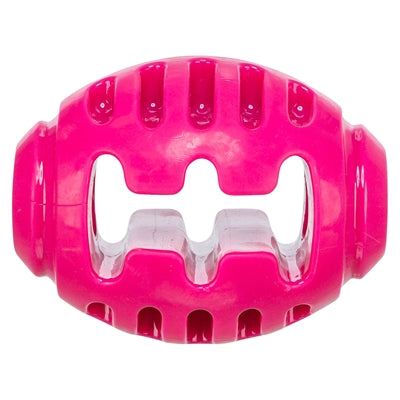 Trixie soft strong TPR rugby ball pink