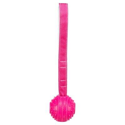 Trixie throwing ball soft strong tpr pink