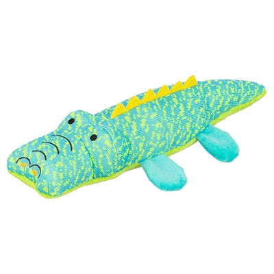 Trixie krokodilo audinys aqua green