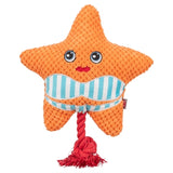 Trixie starfish with flossing rope orange