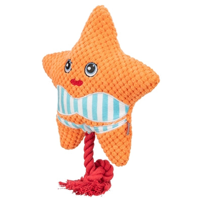 Trixie starfish with flossing rope orange