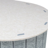 Trixie Play Box Mara Oval Felt Sand Grey