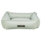 Trixie dog bed Marley Wave angular sage green