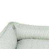 Trixie dog bed Marley Wave angular sage green