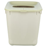 Trixie cat litter box hop-in grey green