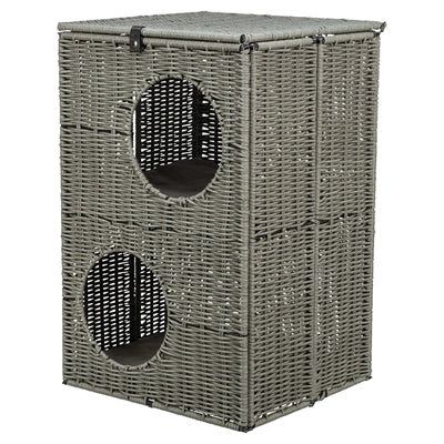 Leaba cat trixie amalia uilleach polyrattan liath