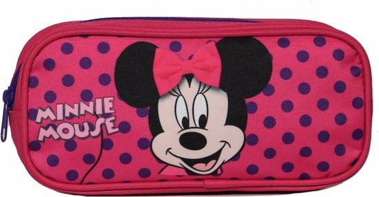 Jim Jam Pencil Case Minnie Mouse Disney Pencil Case 23x7x10 cm 1 Compartment with Zipper