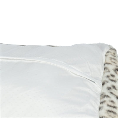 Trixie dog bed Leo angular leopard print cream