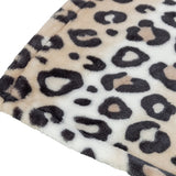 Trixie dog blanket Leo soft plush leopard print cream