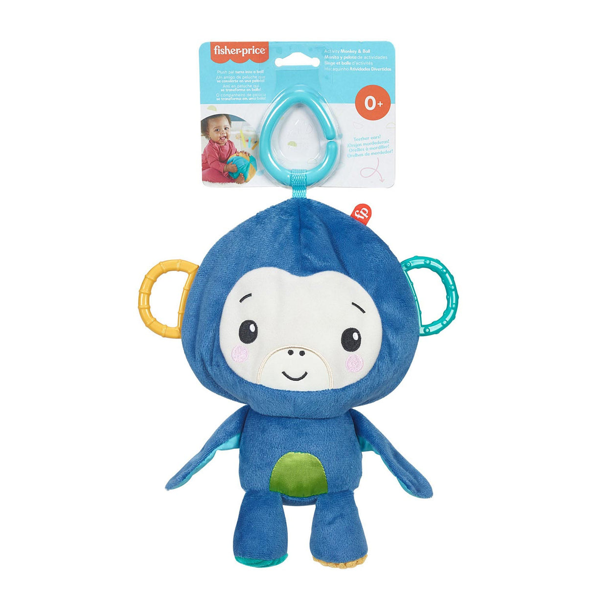 Fisher Price-2-in-1 monkey and ball
