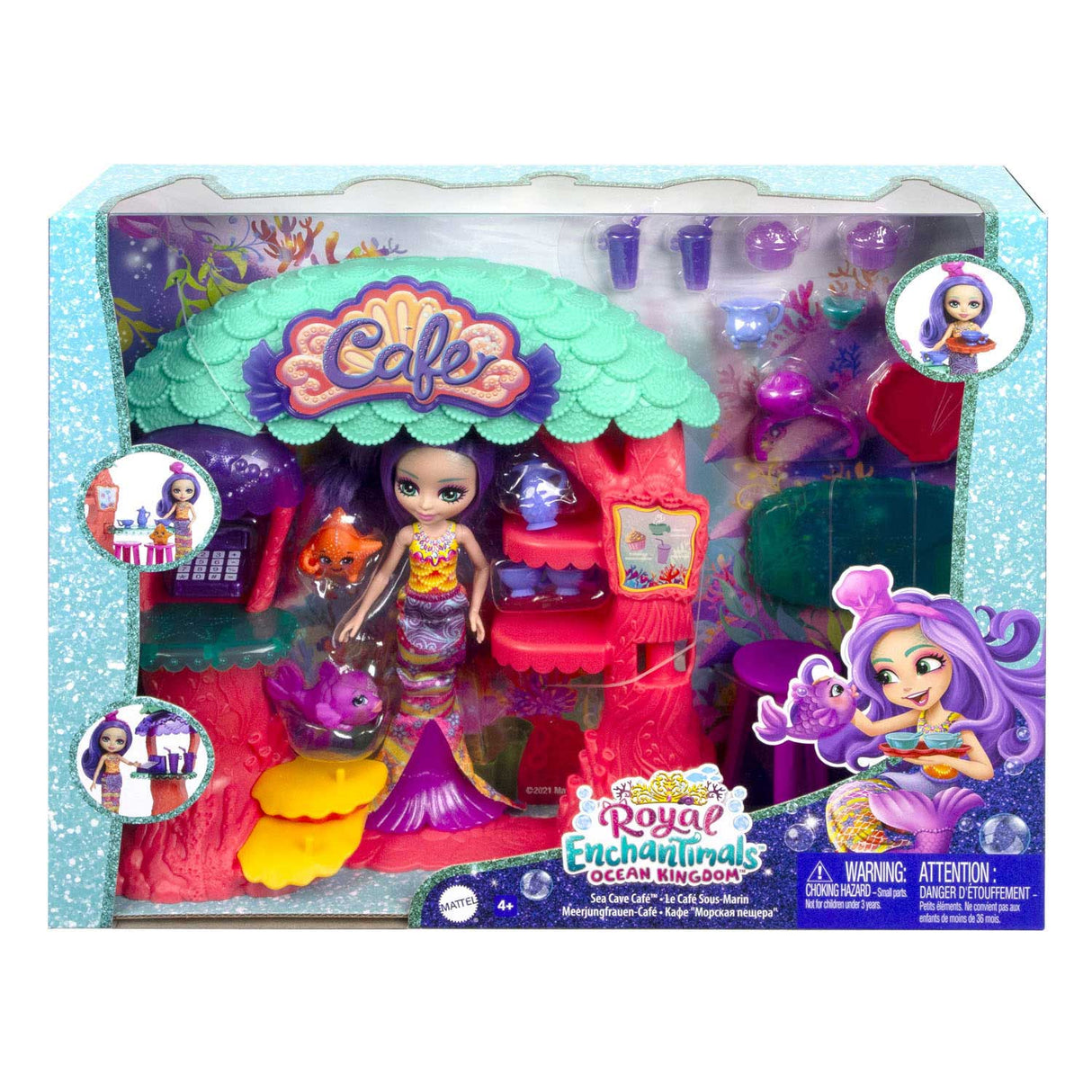 Mattel Enchantimals Onderwater Café SpeelSet