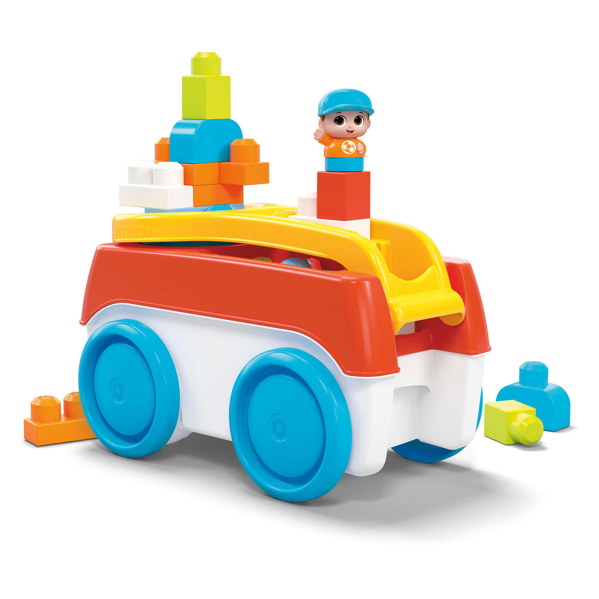 Mega Bloks Block Spinning Bolkerkar mit Bausteinen