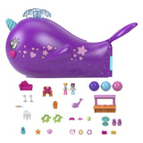 Mattel Polly Pocket Adventure in der Fonkel Cave Narwal Adventure Boot Speelset