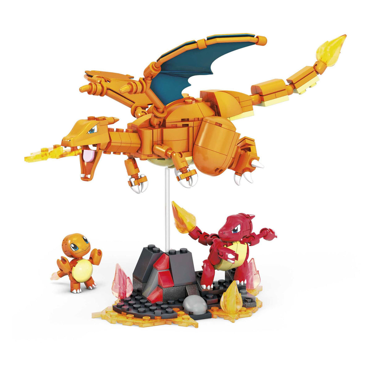Mattel Mega Consutux Pokémon Bouwset Charmander Evolution