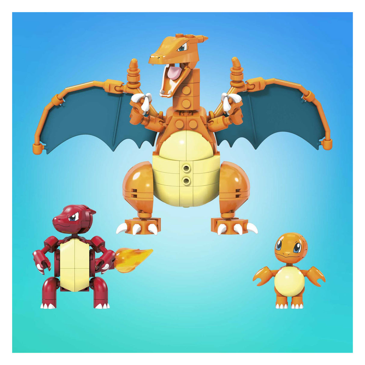 Mattel Mega Consutux Pokémon Bouwset Charmander Evolution