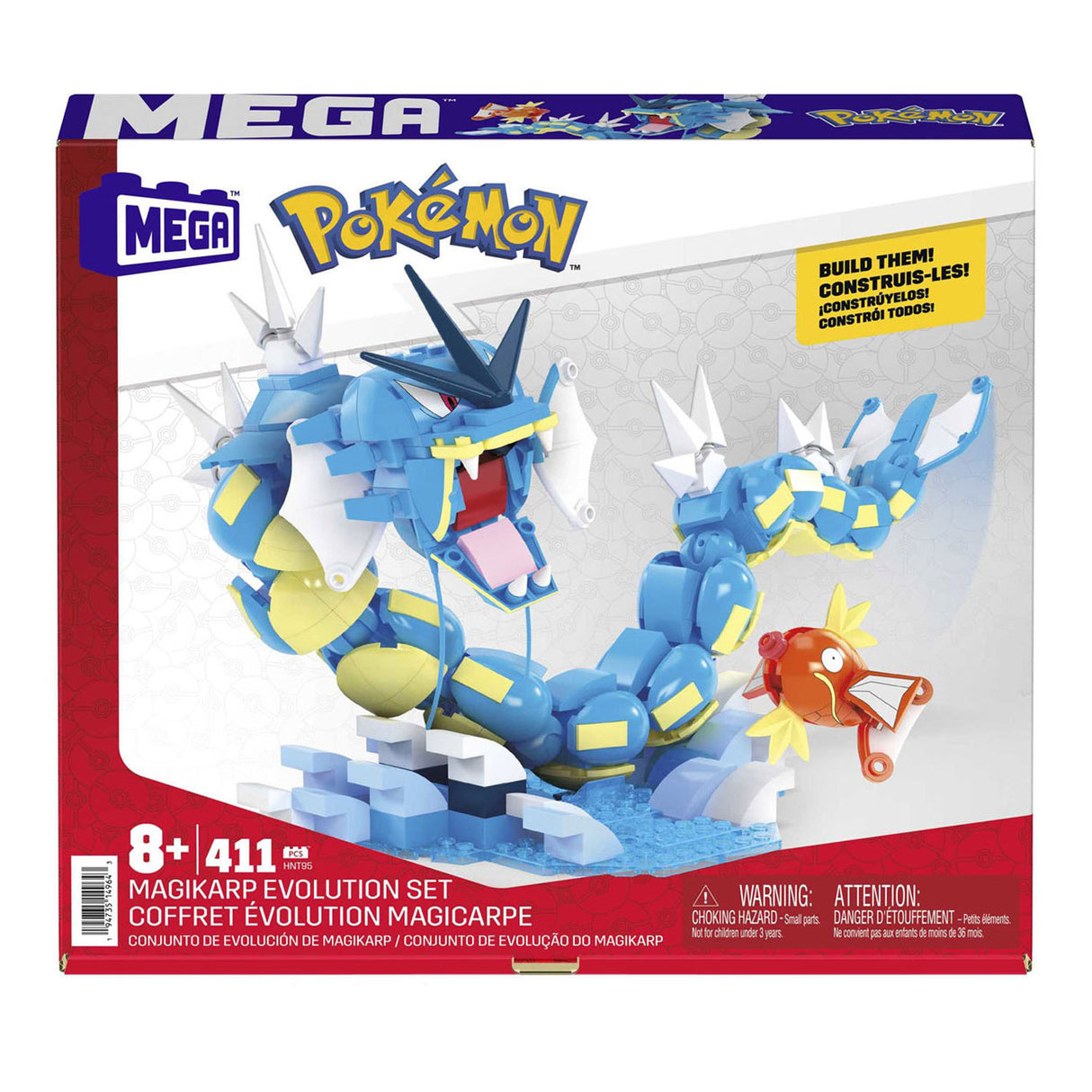 Mattel Mega Constux Bouwset Magikarp Evolution